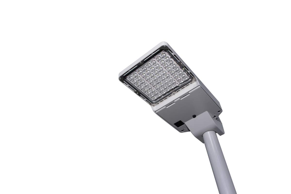 Showing the underside of the Aspect Gen2 street light.
